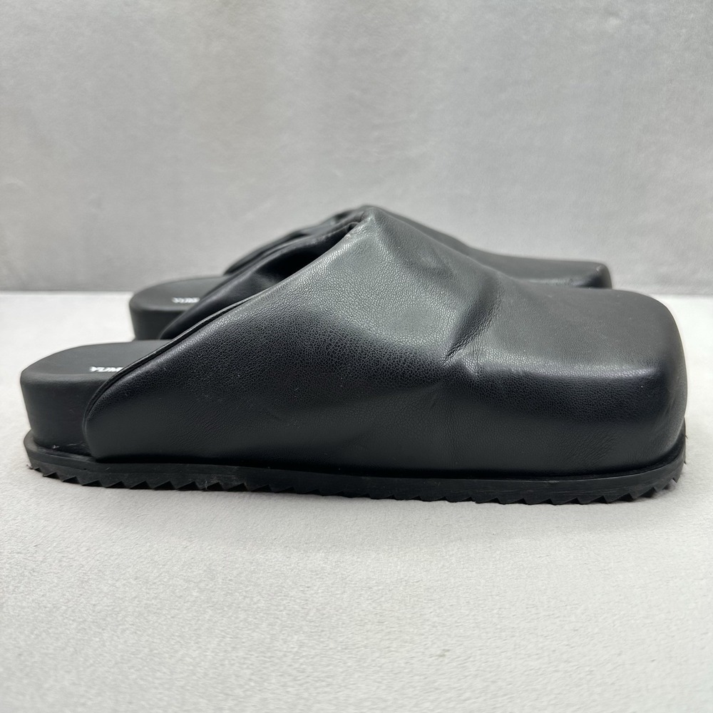 YUME YUME Truck Slide Womens Size 8 (EU 39) Clog Black Vegan Leather Y2K
